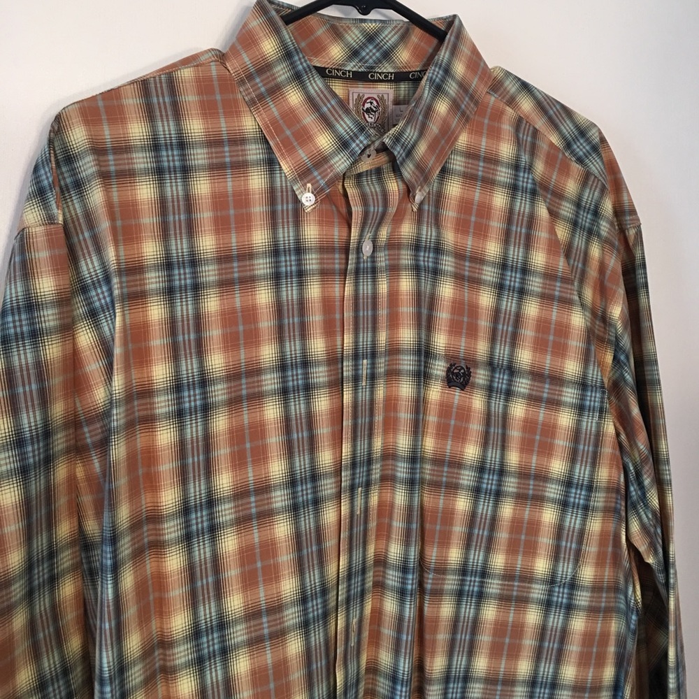 Cinch Dress Shirt Size Large